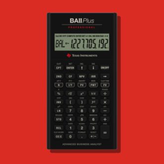 texas instruments ba ii plus professional calculator