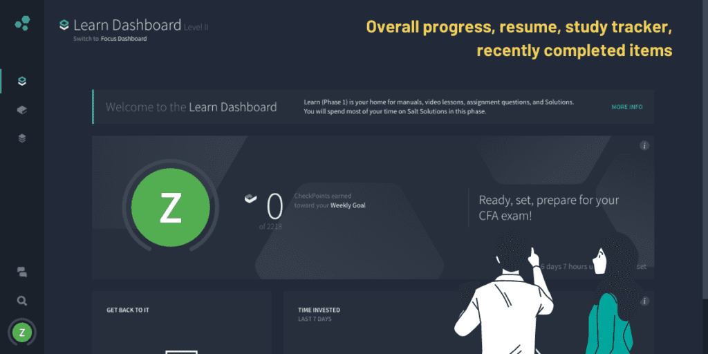 Salt Solutions CFA Learn Dashboard