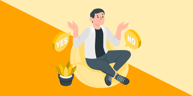 Deciding between yes and no
